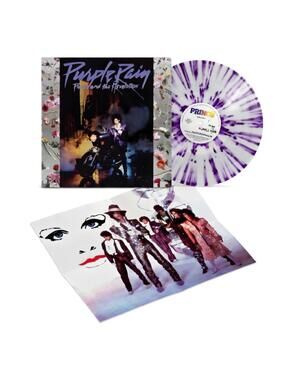 New Prince Purple Rain Soundtrack LP Purple Splatter Vinyl Record 140g Limited